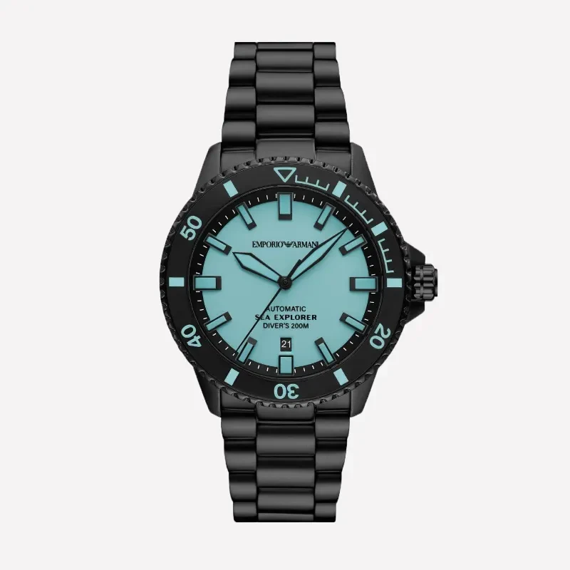Emporio Armani Sea Explorer Automatic DIver's Men's Watch- AR60084